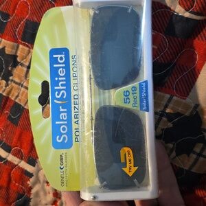 Polarized Clip-On Sunglasses -  Solar Shield 56 Rec 19